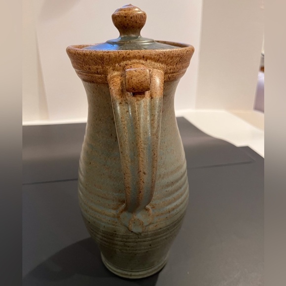 Handcrafted Pottery Pitcher from West Virginia Artist - Picture 4 of 9